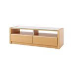 ロータイプテレビボード【Quwall】クウォール w120 ナチュラル