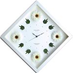 《フラワー掛け時計》Gerbera Clock Creame
