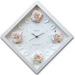 《フラワー掛け時計》Rose Clock Peach