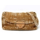 【現品限り】PRADA(プラダ) 2011春夏 チェーンショルダー ツイード ブラウン/ホワイト【中古A】 【現品限り】PRADA(プラダ) 2011春夏 チェーンショルダー ツイード ブラウン/ホワイト【中古A】