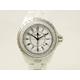 【現品限り】CHANEL（シャネル） J12 ダイヤベゼル ホワイトセラミック H0967 レディース 【中古A】