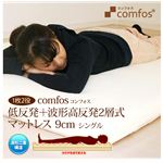 Comfos(コンフォス) 低反発+波形高反発 2層式マットレス 9cm シングル Comfos(コンフォス) 低反発+波形高反発 2層式マットレス 9cm シングル