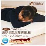 Comfos(コンフォス) 低反発+高反発 2層式マットレス 16cm シングル Comfos(コンフォス) 低反発+高反発 2層式マットレス 16cm シングル