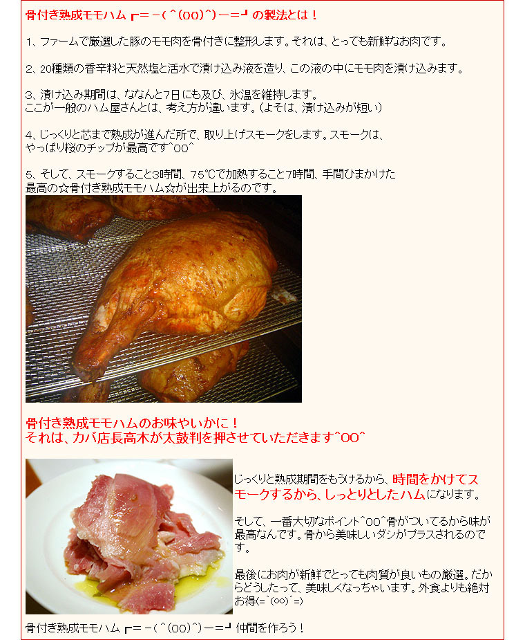 骨付きハム超デカ