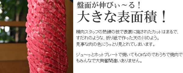 松阪牛モモ肉ダイヤモンドカット
