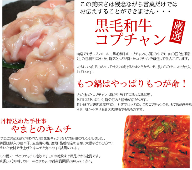 キムチもつ鍋セット