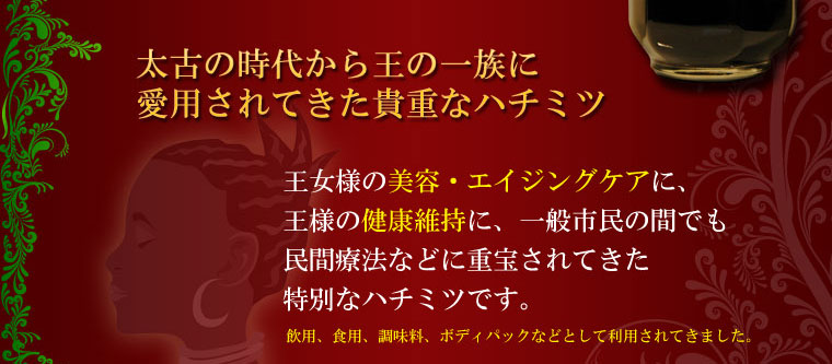 最高峰・100％天然ハチミツ