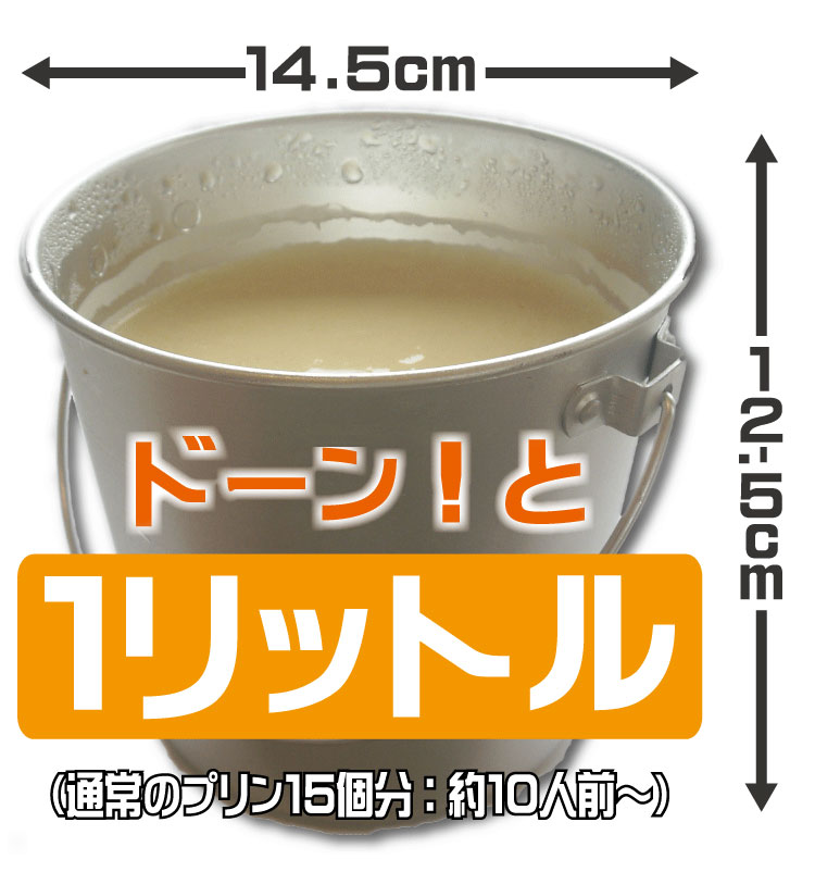 贅沢バケツプリン