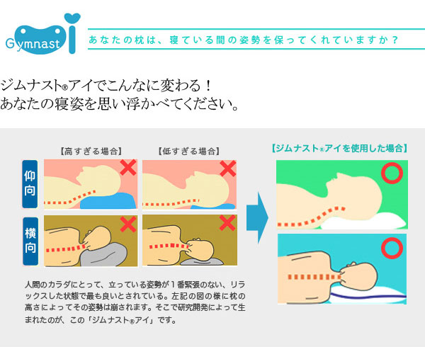 快眠枕 ジムナスト