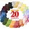 【ベッド専用】新20色羽根布団8点セット ベッドタイプ・ダブル ローズピンクの画像4