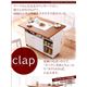 キッチンワゴン ブラウン バタフライカウンターワゴン【clap】クラップ - 縮小画像2
