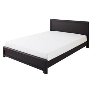 天然木デザインパネルすのこベッド 【Marni】 マルニ 【国産ポケットコイルマットレス付:2.0mm】 シングル ダークブラウン