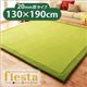 ラグマット【fiesta】ベージュ 厚さ20mmタイプ130×190cm マイクロファイバーラグ【fiesta】フィエスタ 厚さ20mmタイプ - 縮小画像1