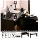 鏡面仕上げ デザインシステムデスク（奥行45cm） 【FELIX】フェリクス/チェスト（単品） ピュアホワイトの写真