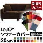 LeJOY（リジョイ） 20色から選べる！カバーリングソファ・スタンダードタイプ【別売りカバー】 幅160cm モカブラウン