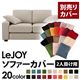 【単品】ソファーカバー 2人掛け用【LeJOY】ワイドタイプ ミスティグレー 【リジョイ】:20色から選べる!カバーリングソファ