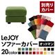 【単品】ソファーカバー オットマン用【LeJOY】ワイドタイプ グラスグリーン 【リジョイ】;20色から選べる!カバーリングソファ