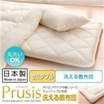 ダクロン（R）アクア中綿シリーズウォッシャブル布団【Prusis】プリュシス 洗える敷布団：セミダブル アイボリー