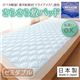 汗ベタ軽減！東洋紡素材「ドライアイス（R）」使用 さらさら敷パッド セミダブル アイボリー - 縮小画像1