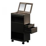 コンパクトコスメワゴンコレクション【Parice】パリス:B ハイタイプ ブラウン