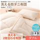 【単品】掛け布団 ダブル【フルリオ】ピンク 東洋紡素材「アルファイン(R)」&「コンフォロフト(R)」使用 洗える防ダニ布団Flulio【フルリオ】洗える2枚合わせ布団