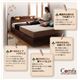 収納ベッド ダブル【Comfa】【ボンネルコイルマットレス:ハード付き】 ブラウン 照明・コンセント付き収納ベッド【Comfa】コンファ - 縮小画像3