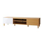 レトロモダン収納シリーズ【NOLDO】ノルド W150テレビ台 ナチュラル