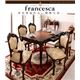 【単品】ダイニングテーブル 幅135cm【francesca】ブラウン アンティーク調クラシック家具シリーズ【francesca】フランチェスカ ダイニングテーブル - 縮小画像2