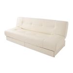 引き出し付きソファベッド 【STOCK】 ストック アイボリー