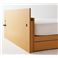 モダンライト付き収納ベッド 【Madera】 マデーラ 【ポケットコイルマットレス付】 シングル ナチュラルの画像3
