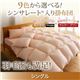 【単品】掛け布団 シングル サイレントブラック 9色から選べる!シンサレート入り掛布団