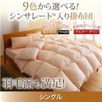 【単品】掛け布団 シングル シルバーアッシュ 9色から選べる!シンサレート入り掛布団 【単品】掛け布団 シングル シルバーアッシュ 9色から選べる!シンサレート入り掛布団