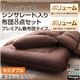 敷布団8点セット セミダブル シルバーアッシュ 9色から選べる!シンサレート入り布団 8点セット プレミアム敷布団タイプ: 省スペースタイプ