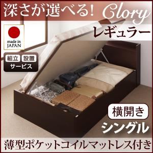 【組立設置費込】 収納ベッド レギュラー シングル【横開き】【Clory】【薄型ポケットコイルマットレス付】 ホワイト 新 開閉タイプ&深さが選べるコンセント付きガス圧式跳ね上げ収納ベッド【Clory】クローリーの詳細を見る 【組立設置費込】 収納ベッド レギュラー シングル【横開き】【Clory】【薄型ポケットコイルマットレス付】 ホワイト 新 開閉タイプ&深さが選べるコンセント付きガス圧式跳ね上げ収納ベッド【Clory】クローリーの詳細を見る