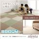 タイルカーペット 同色10枚入り【silenta】ブルー 防音・防ダニ・防炎・制電機能付きタイルカーペット【silenta】シレンタ