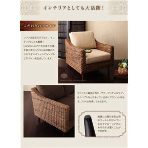 【本体別売】ソファーカバー 足置き(オットマン)用 レッド アバカシリーズ【Carama】カラマ オットマンクッションカバー 商品写真3