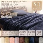 プレミアムマイクロファイバー贅沢仕立てのとろける毛布・パッド【gran】グラン 発熱わた入り2枚合わせ毛布+パッド一体型ボックスシーツ セミダブル ローズピンク