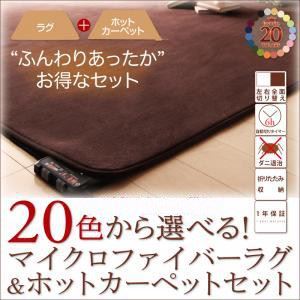 【訳あり・在庫処分】20色から選べる! マイクロファイバーラグ+ホットカーペットセット (色:シルバーアッシュ)の詳細を見る 【訳あり・在庫処分】20色から選べる! マイクロファイバーラグ+ホットカーペットセット (色:シルバーアッシュ)の詳細を見る