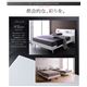 すのこベッド シングル【Alamode】【デュラテクノマットレス付き】 ホワイト 棚・コンセント付きデザインすのこベッド【Alamode】アラモード - 縮小画像4