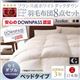 布団8点セット【ベッドタイプ】セミダブル モカブラウン【DOWNPASS認証】フランス産ホワイトダックダウンエクセルゴールドラベル羽毛布団8点セット - 縮小画像1