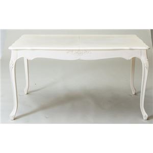 ダイニングテーブル 幅140-180cm テーブルカラー:ホワイト エクステンションクラシックダイニング Francoise フランソワーズ 商品画像