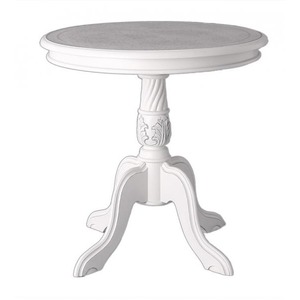 【単品】クラシックテーブル 直径60cm カラー:ホワイト アンティーク調クラシックリビングシリーズ Francoise フランソワーズ 商品画像