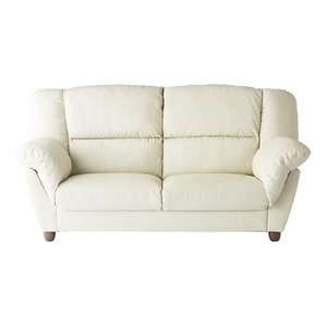 ソファー 3人掛け 座面カラー:アイボリー 腰に優しいソファ EULAC ユーラック 商品写真1