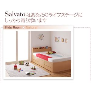 収納ベッド セミダブル 【フレームのみ】 フレームカラー:ナチュラル お客様組立 日本製 棚・コンセント付き大容量すのこチェストベッド Salvato サルバト 収納ベッド セミダブル 【フレームのみ】 フレームカラー:ナチュラル お客様組立 日本製 棚・コンセント付き大容量すのこチェストベッド Salvato サルバト