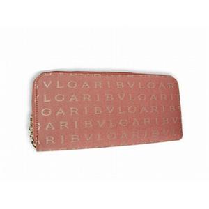 ブルガリ 22240 財布 ラウンド 長財布 ピンク BVLGARI - 拡大画像