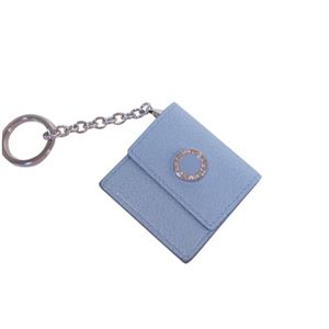 BVLGARI(ブルガリ) 22954 キーリング付小物入れ ライトブルー - 拡大画像