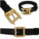 Cartier(カルティエ) リバーシブル ベルト ゴールドバックル L5000420 - 縮小画像2