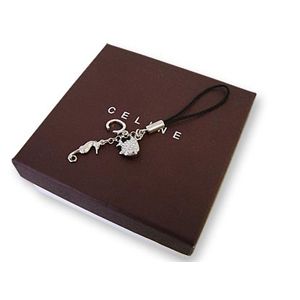 CELINE(セリーヌ) シーチャーム携帯ストラップ シルバー 46414 SIL - 拡大画像