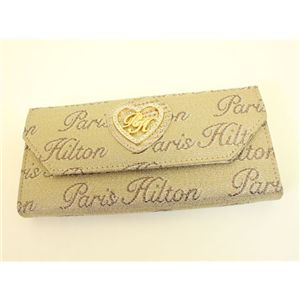 PARIS HILTON パリスヒルトン 3ッ折り財布 WADE0513 DesireLine ゴールド×ブロンズ - 拡大画像