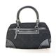 COACH(コーチ)ハンプトンズ シグネチャー 8K05 SV/BK サッチェル ハンドバッグ ブラック - 縮小画像1